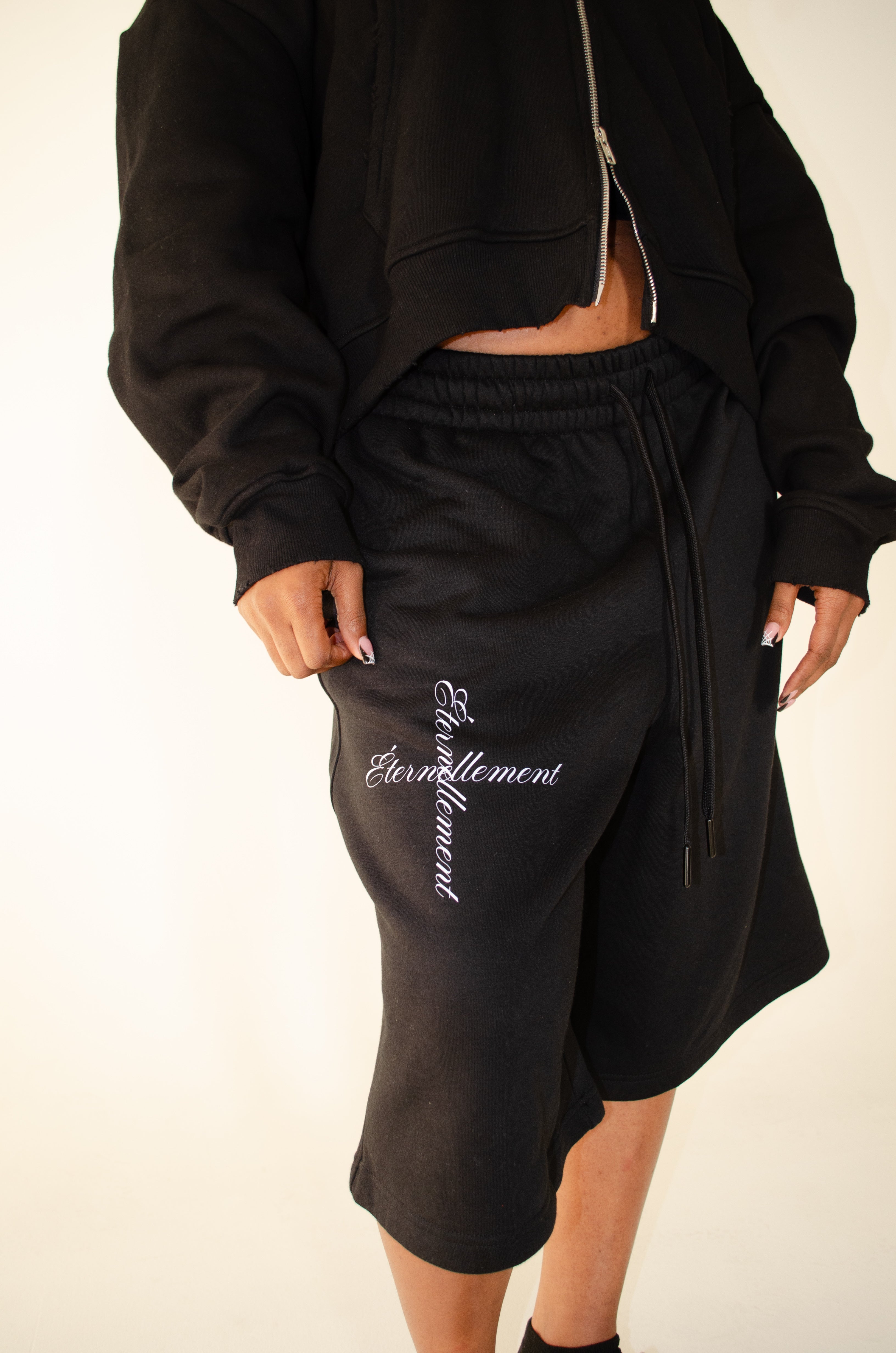 Cross Baggy Sweatshorts